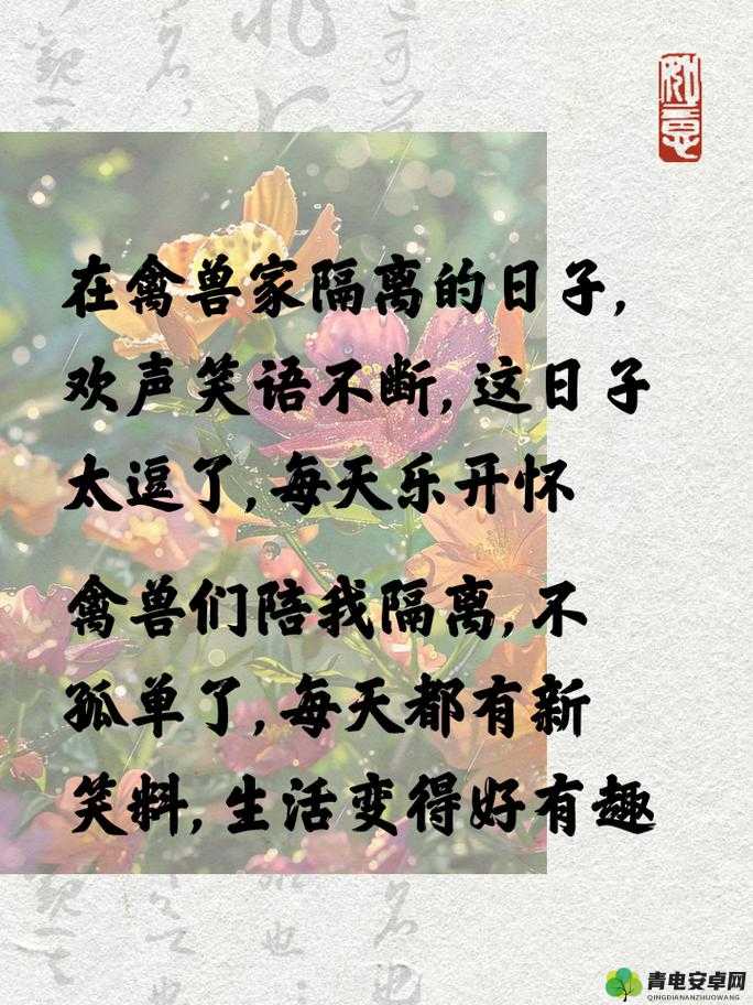 隔离在禽兽家的十四天说说：一段令人震惊的经历分享