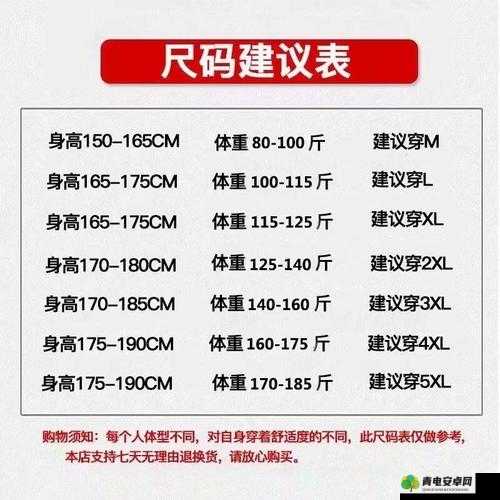 国产尺码和欧洲尺码对比有什么区别之详细分析与解读