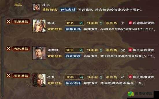 三国志13重臣特性如何影响游戏？效果与最佳运用策略揭秘！